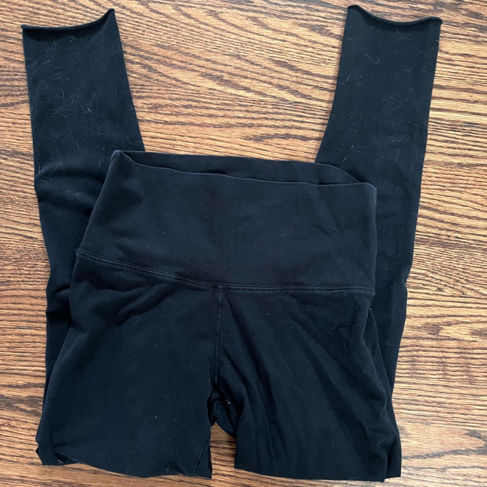 GIRLS TNA BLACK LEGGINGS